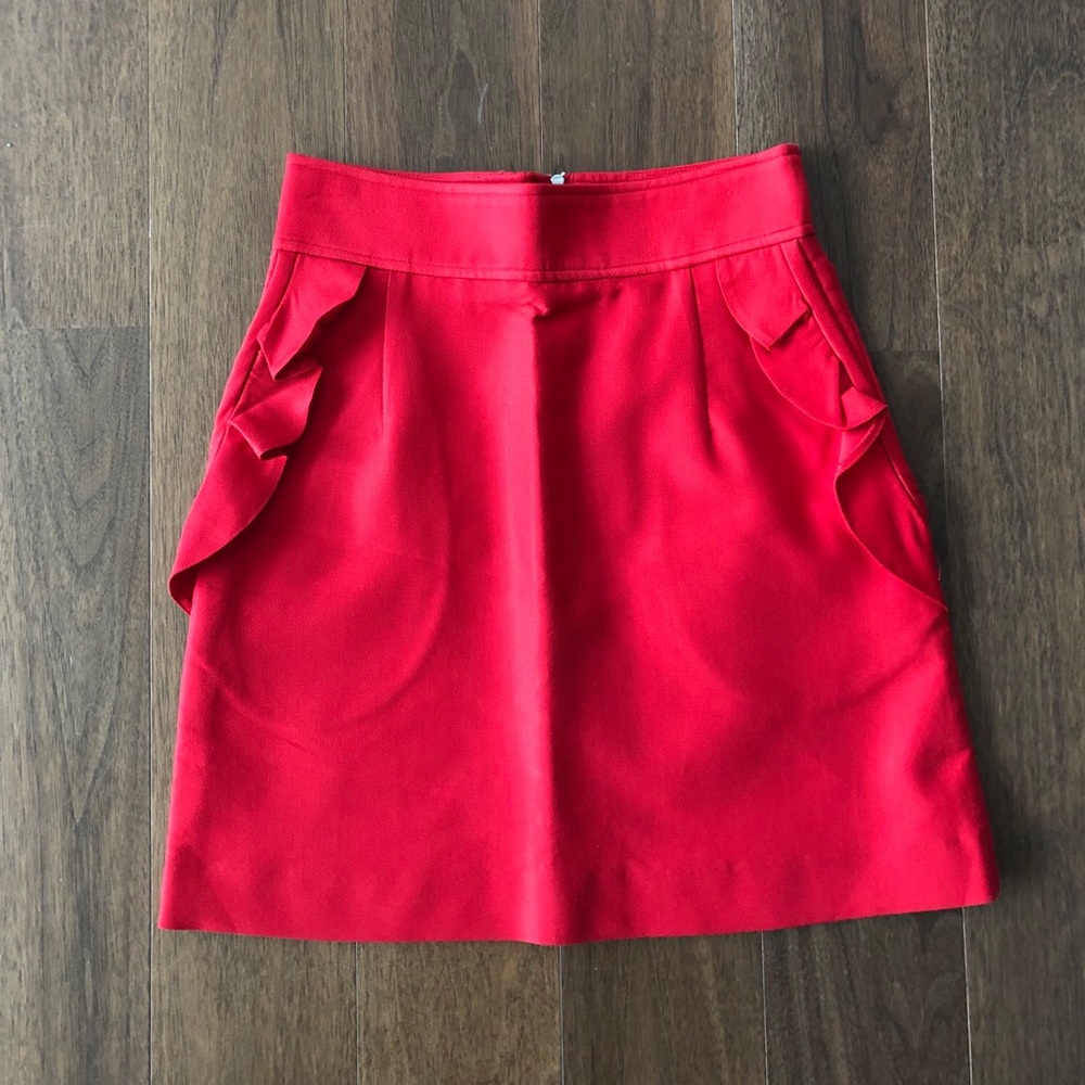 Sandro Mini Red Skirt